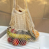 Eco bag cotton mesh bag - Natural