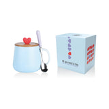 Heart Mug - Light blue