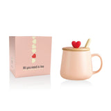 Heart Mug - Pink