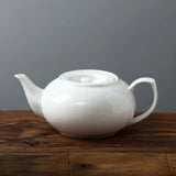 White Porcelain Teapot - Oriental