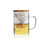 Borosilicate Glass Infuser - Goldfish Up