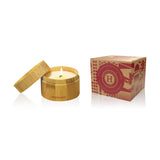 Handmade bamboo box candle - Silk