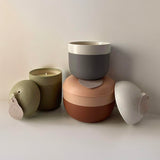 Ceramic Candle - Almond