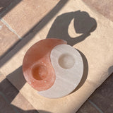 Himalayan Salt Tealight Holder - Yin-Yang