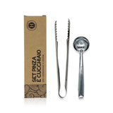 Set per incenso pinza + cucchiaio