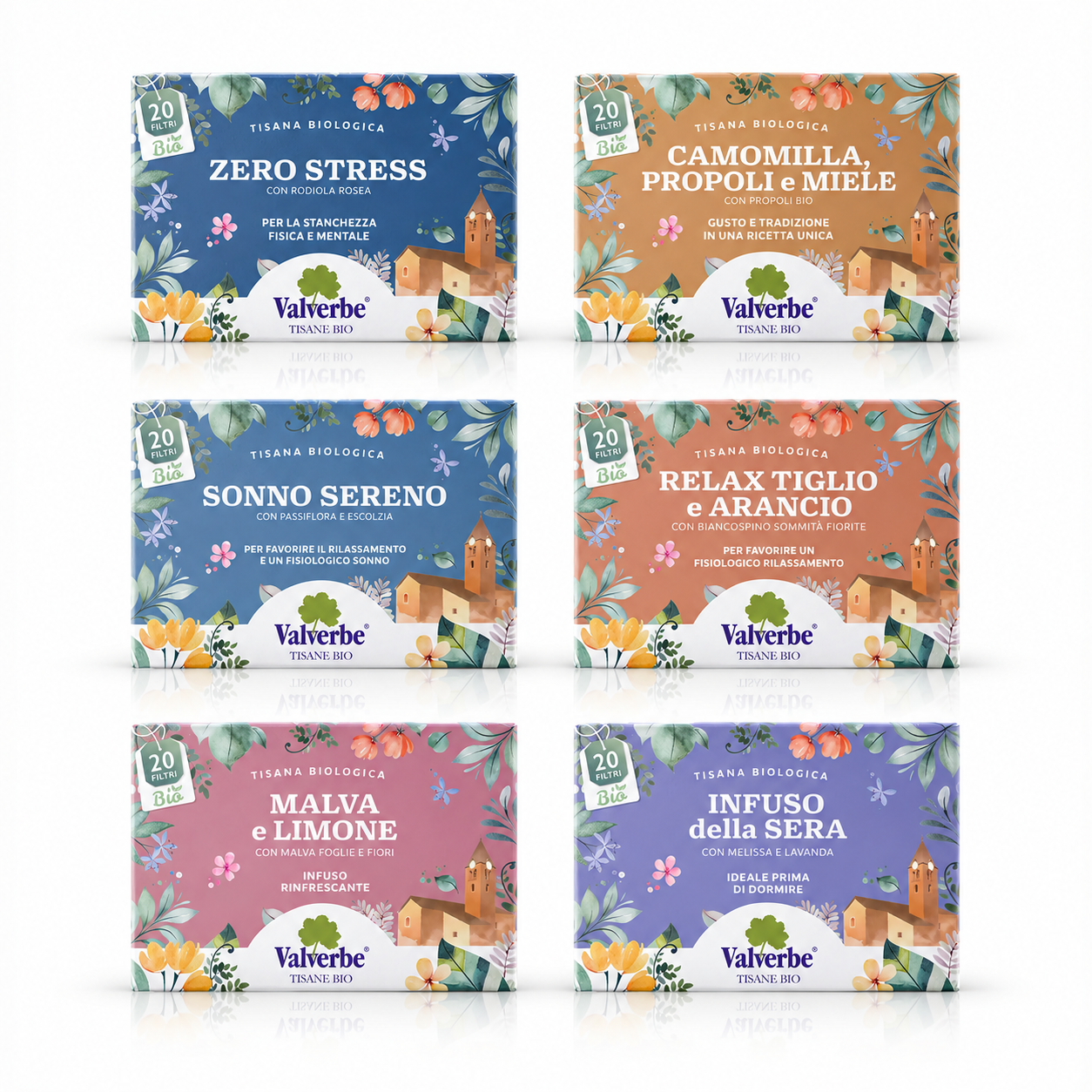 Box Tisane Bio - Mix Relax (6 gusti)