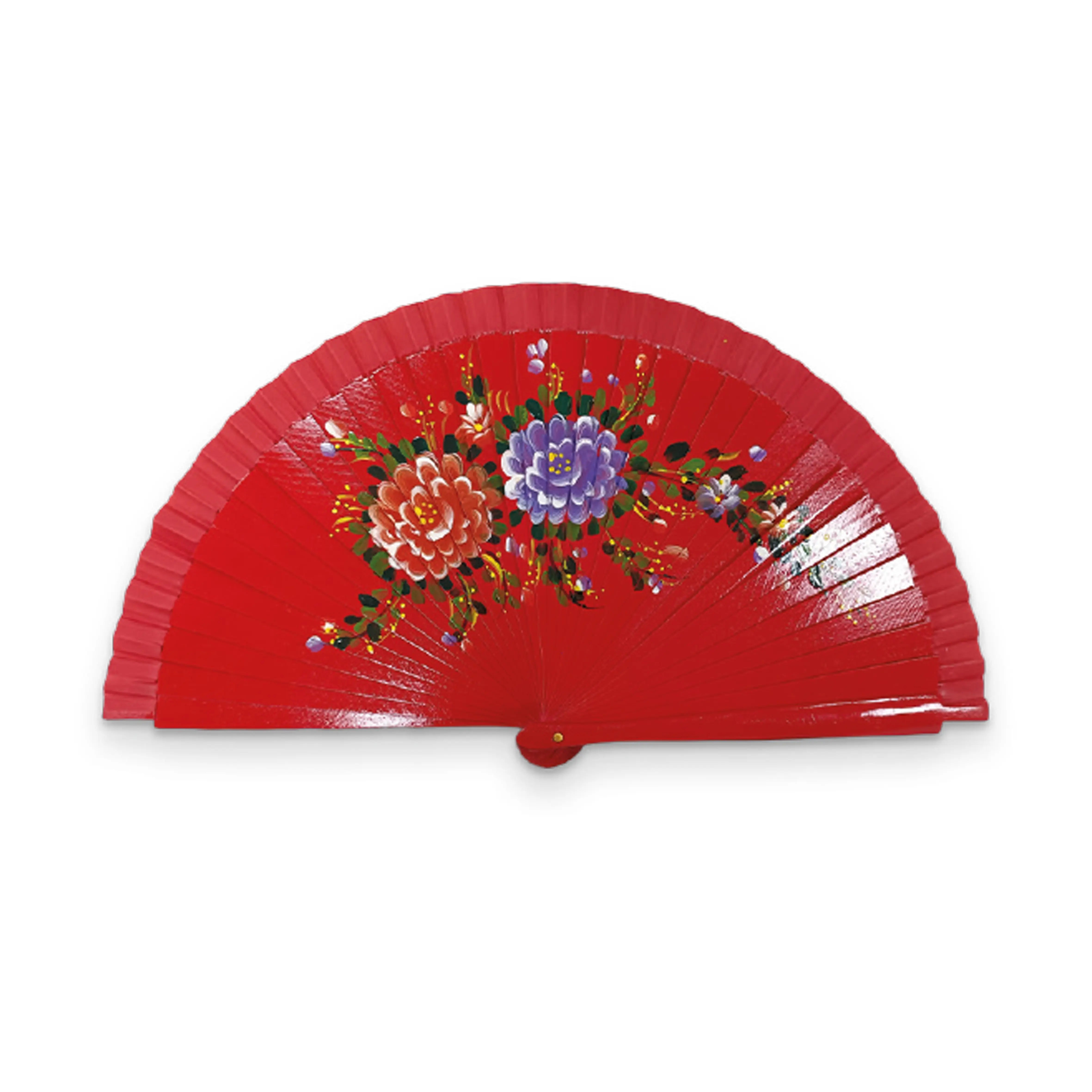 Ventaglio In Tessuto Di Cotone Con Manico In Legno - Feste - Matrim... | Su MissHobby