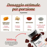 Estratti di funghi biologici - Gummies Libido