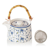 Old China Teapot - Blue Flowers