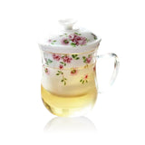 Infusiera in vetro borosilicato - Malva