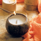 Candela artigianale noce di cocco - Vaniglia