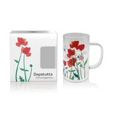 Infusioni di benessere - Tazza in vetro borosilicato Dopotutto