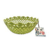 Natural Weaves - Green Cotton Basket