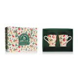 Vintage Mug Set - Green