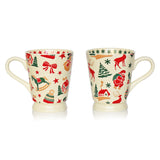 Vintage Mug Set - Green