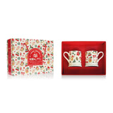 Vintage Mug Set - Red
