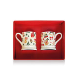 Vintage Mug Set - Red