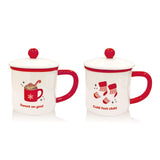 Set tazze Natale Holly Hugs | 2pz