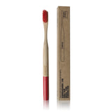 Bamboo Toothbrush - Soft Bristles - Red