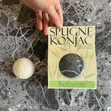 Konjac Facial Sponge - Black