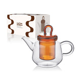 Borosilicate Glass Teapot - Amber