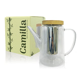 Teiera in vetro borosilicato - Camilla