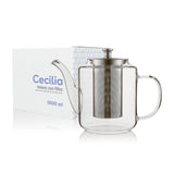 Teiera in vetro borosilicato - Cecilia